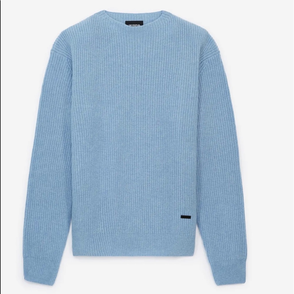 The Kooples Paris CrewNeck Cashmere Blended Mens Sweater XL